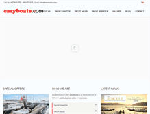 Tablet Screenshot of easyboats.com